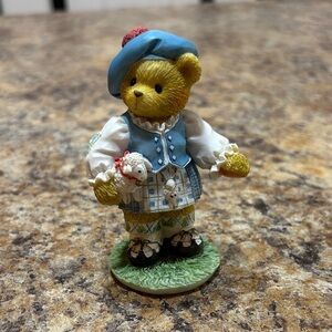 Cherished Teddies Blue and Yellow Figurine